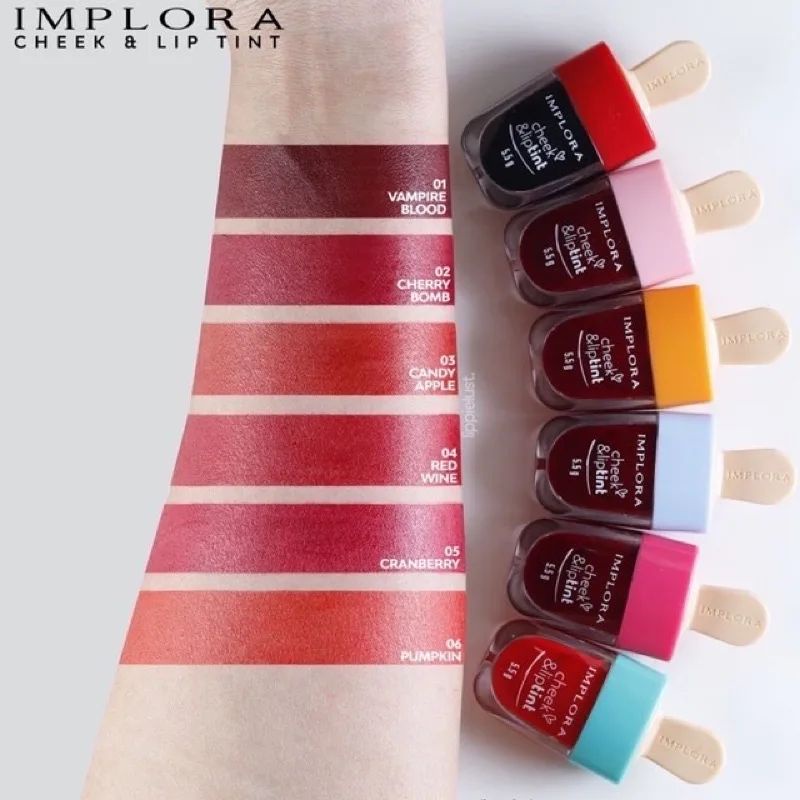 IMPLORA CHEEK &amp; LIPTINT COLORFULL 100% ORIGINAL BPOM [SWEETSPACE]