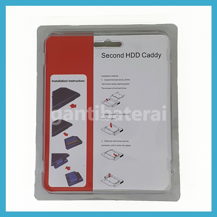 SSD HDD Caddy Laptop Acer 4741 4741G 4738 12.7mm tebal