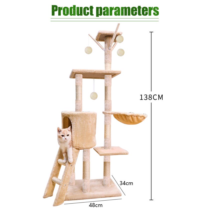 Cat Condo / Cat Tree / Mainan Garukan Kucing /Pohon Bermain Kucing / Kandang Rumah Kucing / Kondo Kucing /Cat Play  /Cat Tower /tempat main kucing