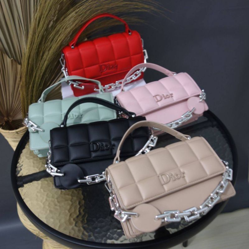 (COD)870 TAS SELEMPANG WANITA DIOR IMPORT PREMIUM-TAS WANITA MEDAN HIGH QUALITY -TAS WANITA KOREA