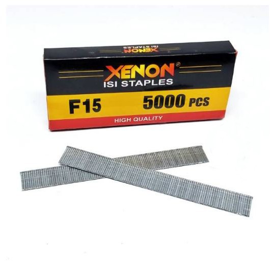 Xenon F15 Isi Staples Mesin Paku Tembak - Refill Air Nailer Stapler Gun