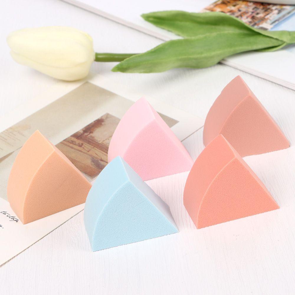 R-flower 12PCs Triangle Powder Puff Lembut Dual-Use Makeup Alat Kecantikan Untuk Kecantikan Mixing Blender Makeup Segitiga