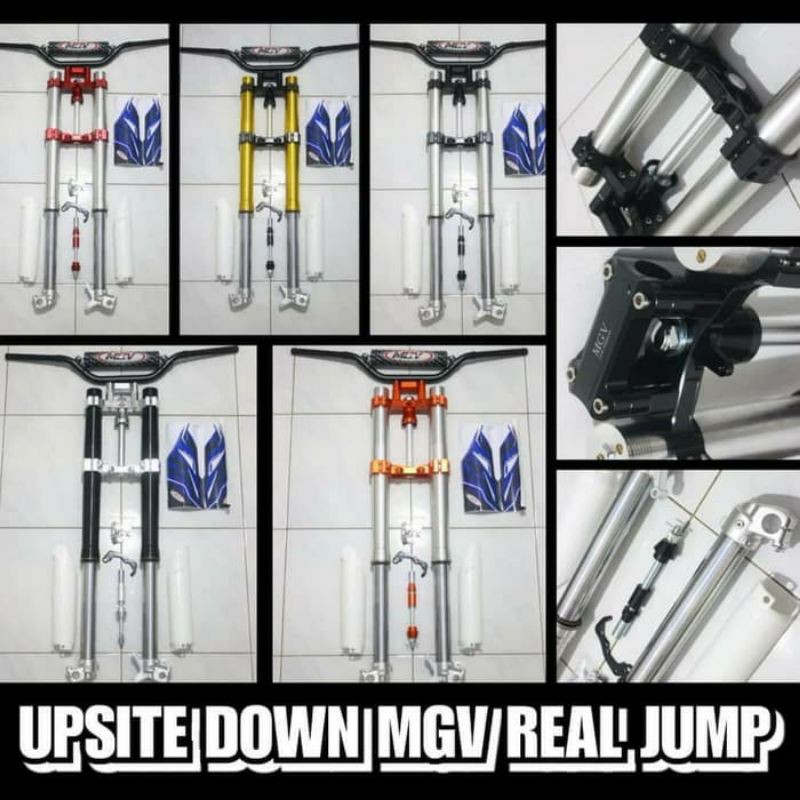USD MGV REAL JUMP. UPSIDE DOWN MOTOCROSS GRASSTRACK ENDURO TRABAS SUPERMOTO KTM HUSQVARNA KLX CRF YZ