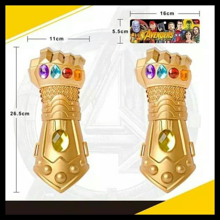 SARUNG TANGAN THANOS / THANOS GLOVE / MAINAN ANAK THANOS