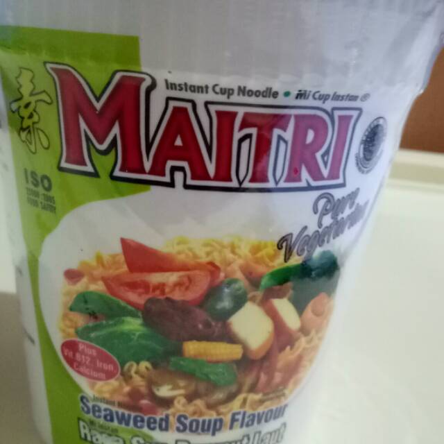 MIE MAITRI SEAWEED SOUP FLAVOUR CUP (VEGETARIAN)