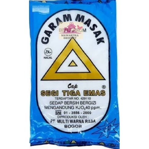 

Garam Masak Cap Segi Tiga Emas (250 gr)