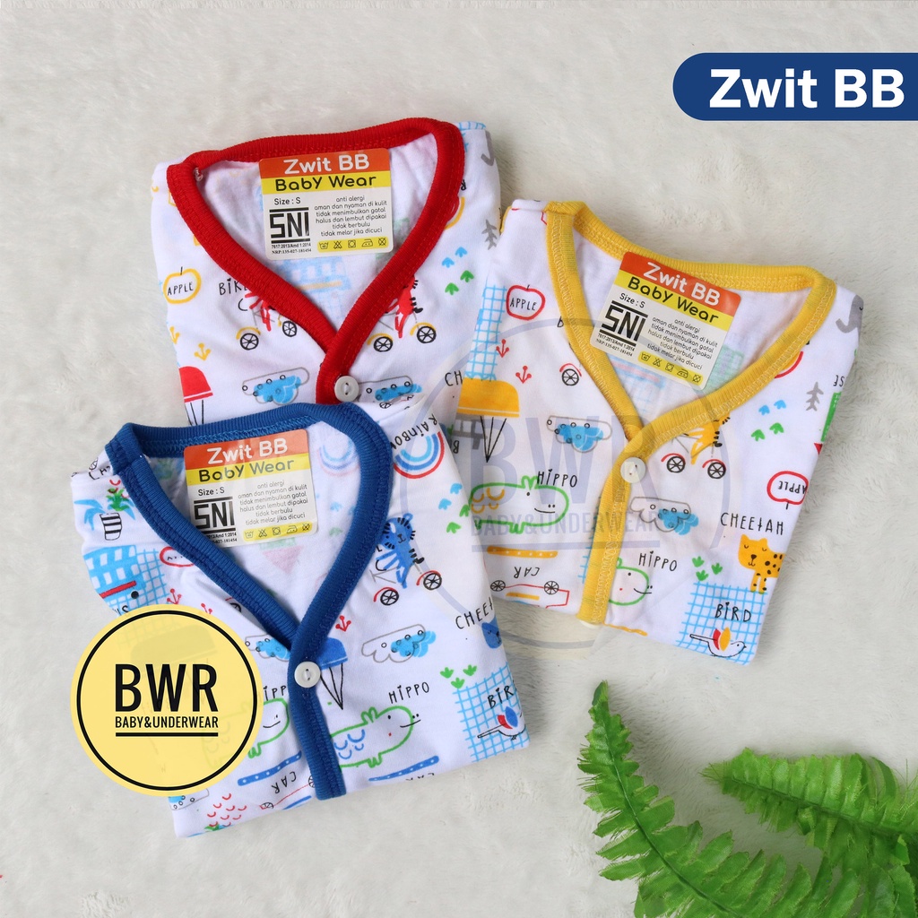 Setelan Zwit BB KANCING PENDEK MOTIF Random / Setelan Anak Bayi Unisex Kaos Celana Pendek | Bwr | MOTIF