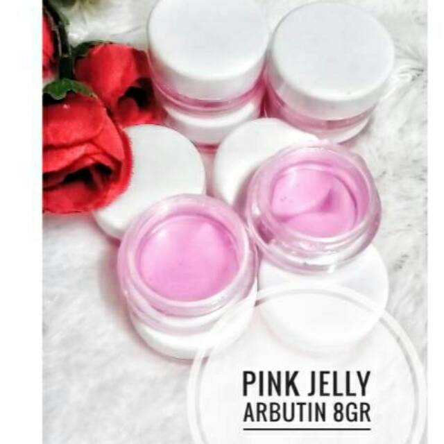 Pink jelly arbutin