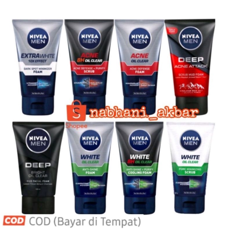 NIVEA MEN Personal Care Men Extra Facial Foam 100ml