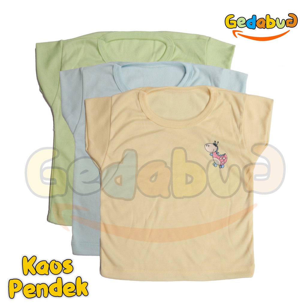 Kaos Oblong Anak Luga Pendek Warna | Perlengkapan Pakaian Anak