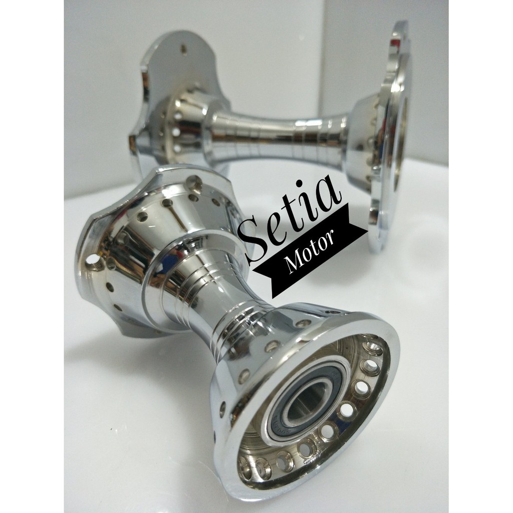 Tromol Kawasaki Ninja 250 Karbu - Fi - Z250 - Becak Baja Model KlX Crome Depan Belakang Khusus