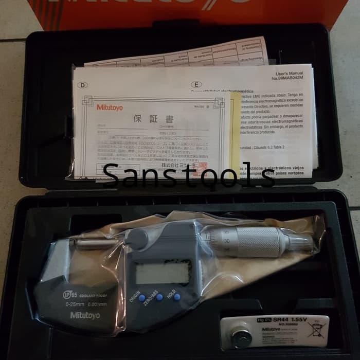 Mitutoyo 29323030 digital outside micrometer 025mm mikrometer Japan