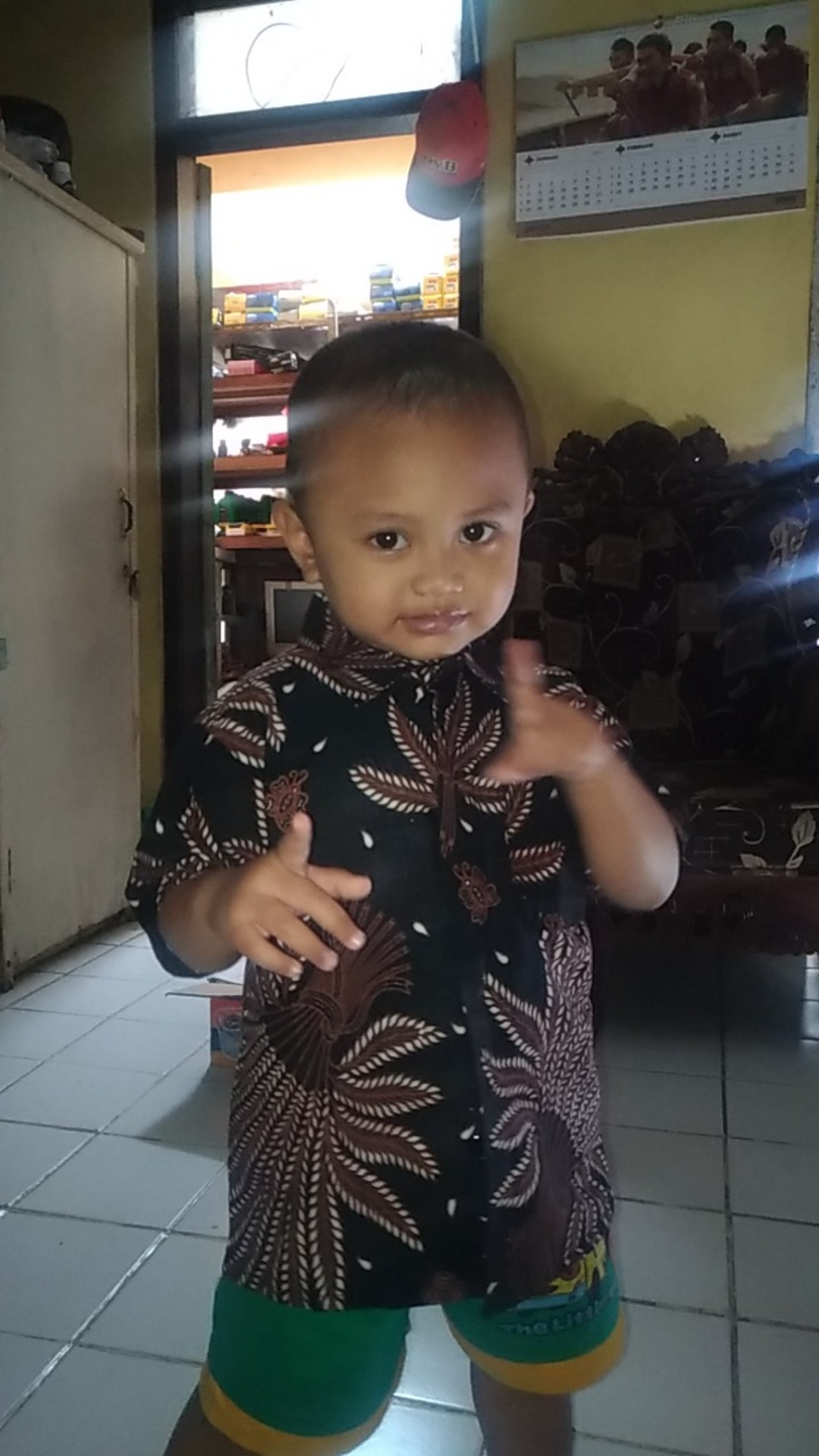 Batik Couple Keluarga Sania Ruffle Ori Ndoro Jowi Dnt Morena