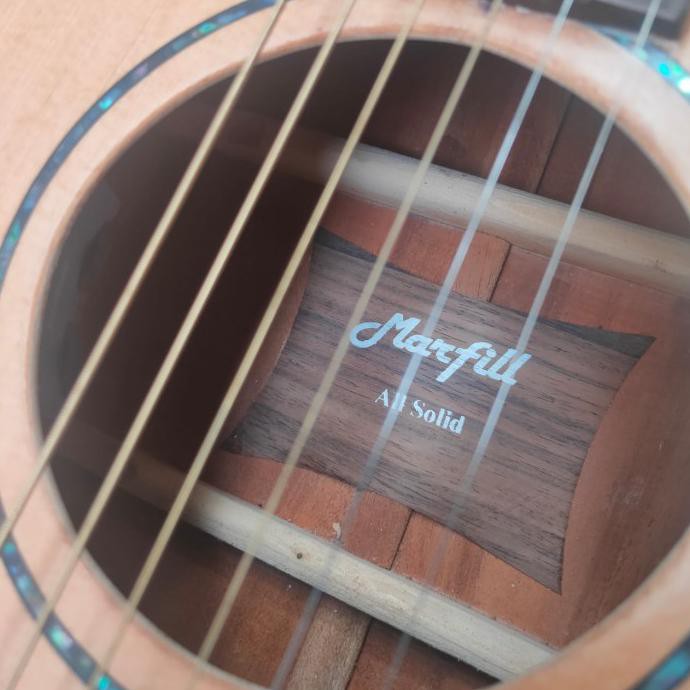 Gitar Akustik Elektrik Marfill All Solid Original With Preamp Fishman