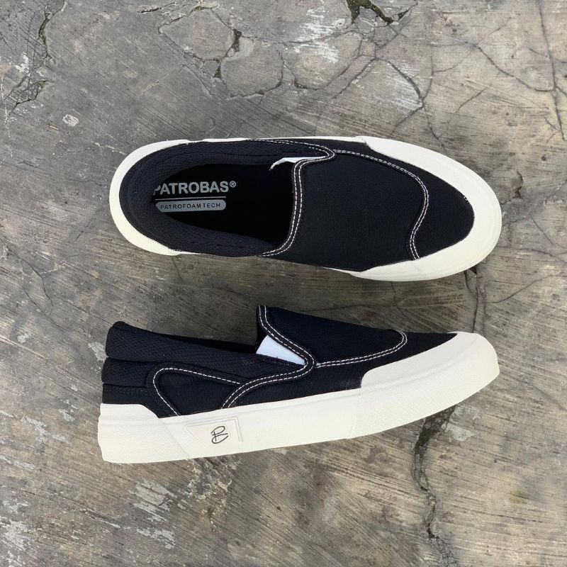 PATROBAS CLOUD SLIP ON BLACK