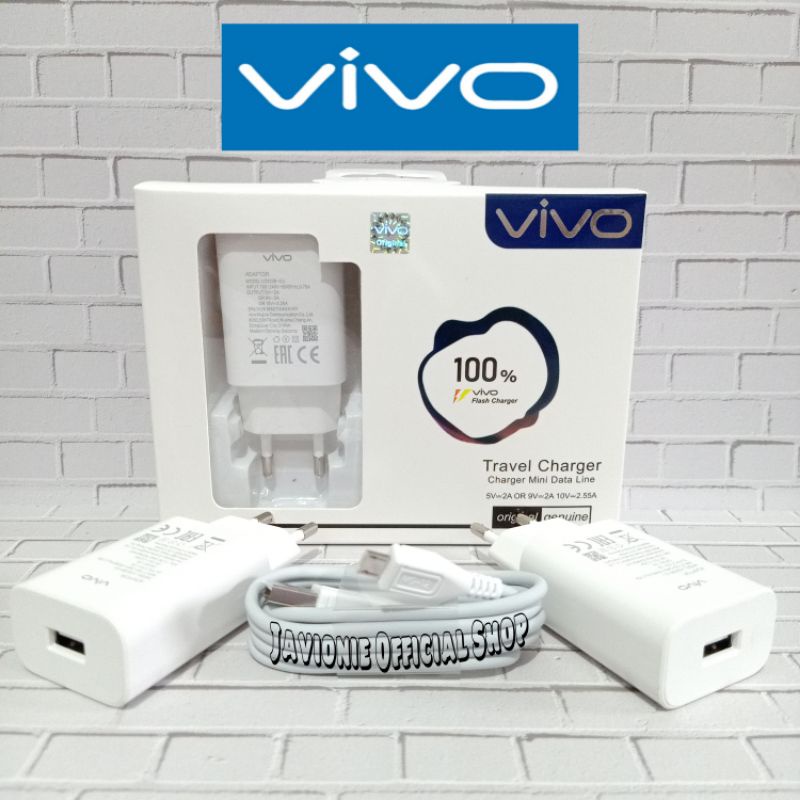 Charger Casan Cas VIVO Y83 Y95 18W ORIGINAL 100% MICRO USB FAST CHARGING