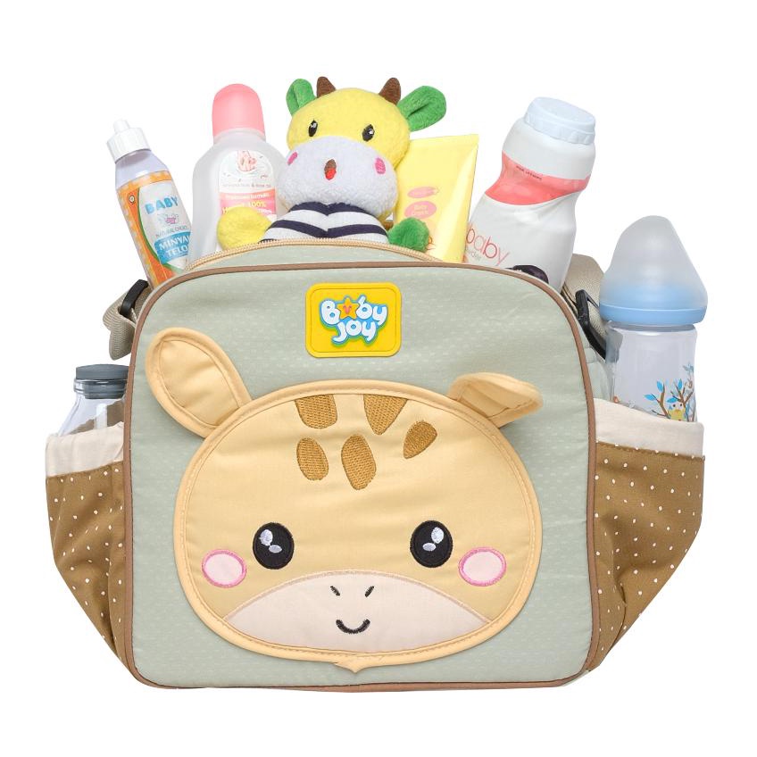 Tas Bayi Besar + Tbs GIRAFFE SERIES BJT1044  merk BABY JOY / Tas Bayi Medium GIRAFFE SERIES BJT1043 dan Tas Bayi Kecil GIRAFFE SERIES BJT1042 merk BABY JOY