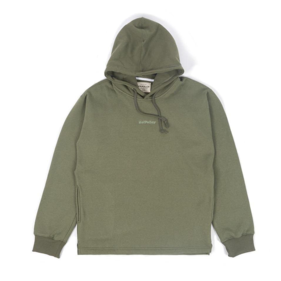 Hoi Polloy - Hoodie - Wasabi Script (Green)