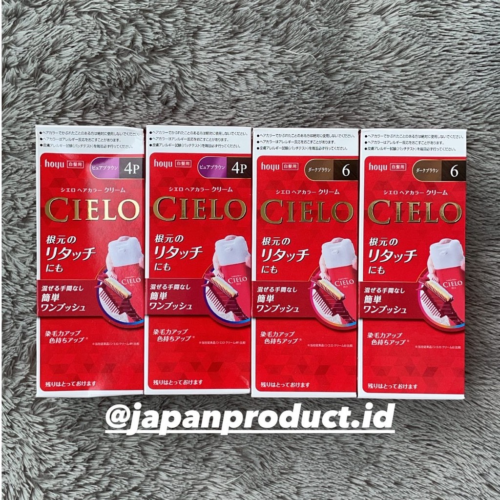 HOYU CIELO Hair Color Cream Pewarna Rambut Japan