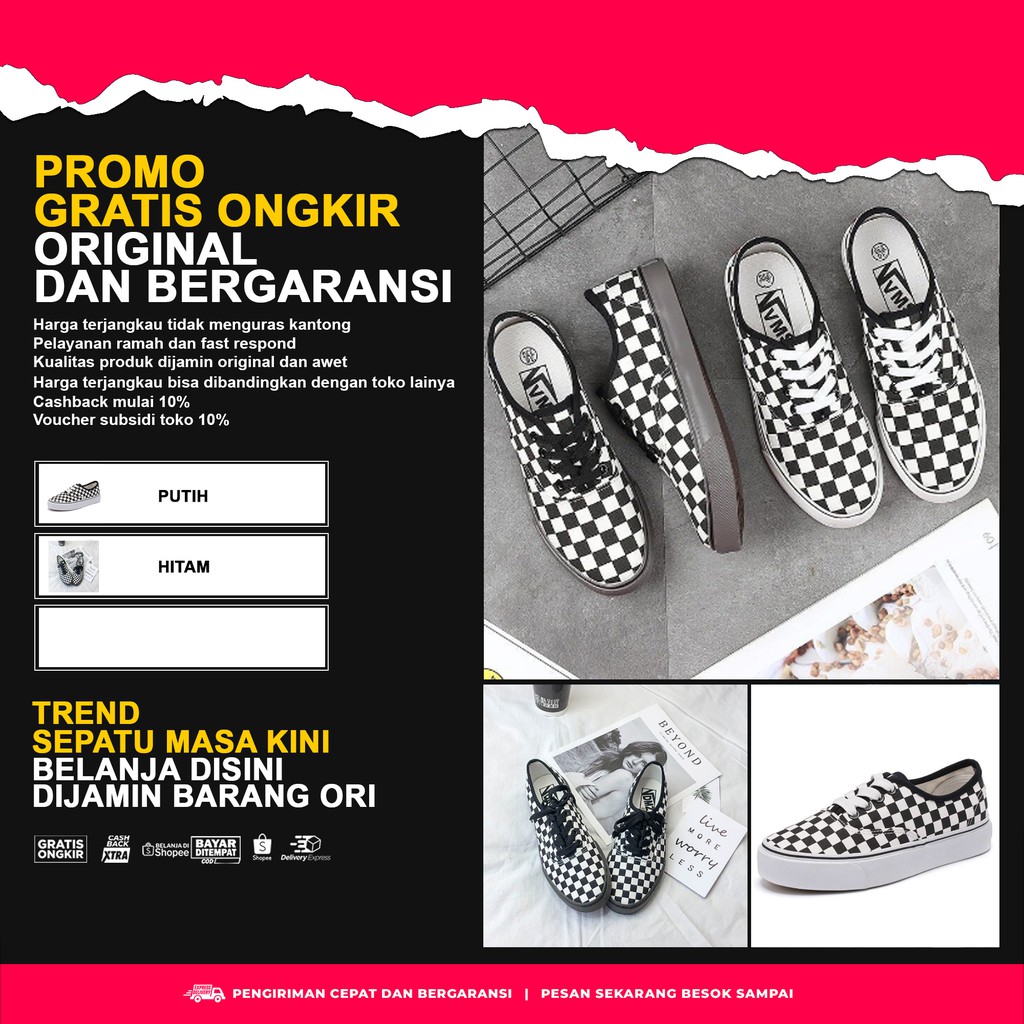 [ GRATIS ONGKIR ] sepatu kanvas sepatu slip on sepatu canvas sepatu slop sepatu skateboard