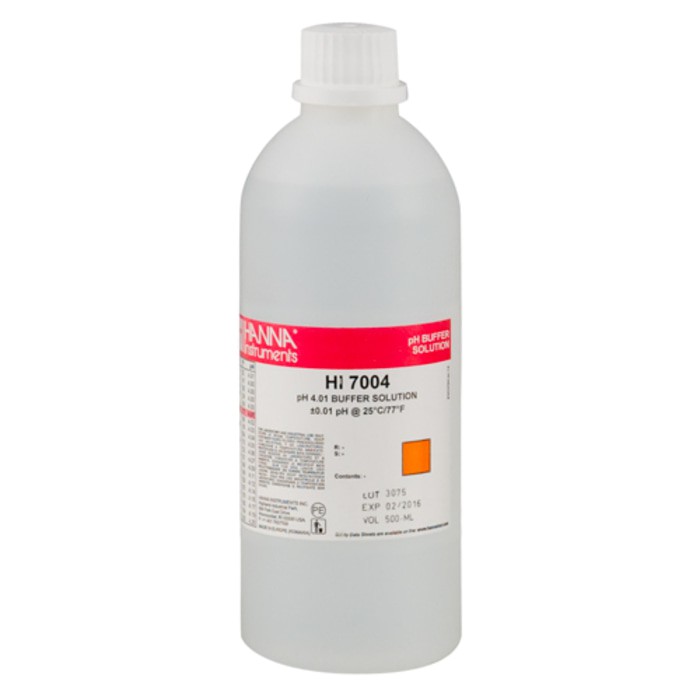 HANNA HI 7004L Buffer Solution pH 4 cap. 500 ml
