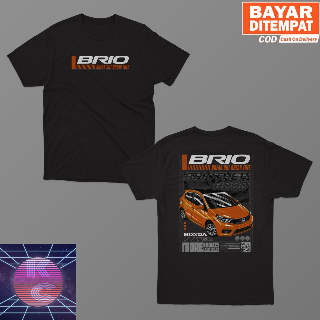 Jual Kaos Baju Honda Brio Briotherhood Big Size Jumbo Kaos Mobil Pria Wanita Shopee Indonesia