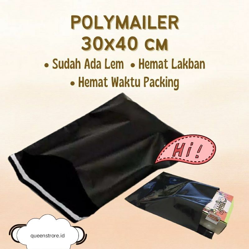 

[PER LEMBAR] PLASTIK POLYMAILER 30X40