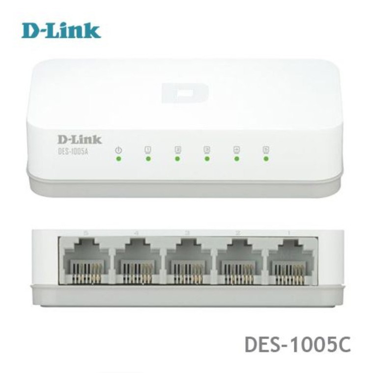 Dlink DES-1005C Desktop Switch 5Port 10/100Mbps