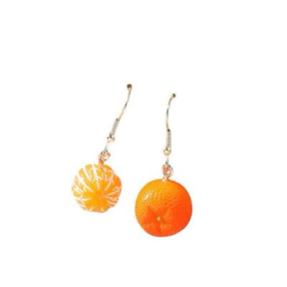 Top Orange Anting Lucu Untuk Wanita Gadis Akrilik Menjuntai Kait Stud