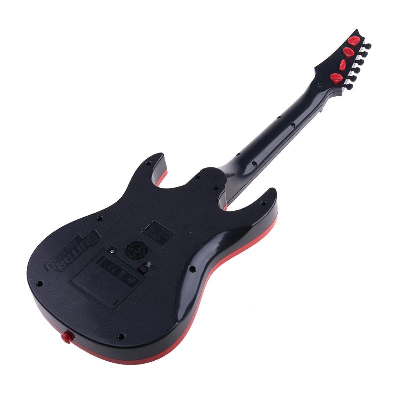 Mary Kids Simulasi Gitar Elektrik Manusia Hidup Untuk Bermain Mainan Multifungsi Halus Dengan 4 String Set Portable Mainan Musik
