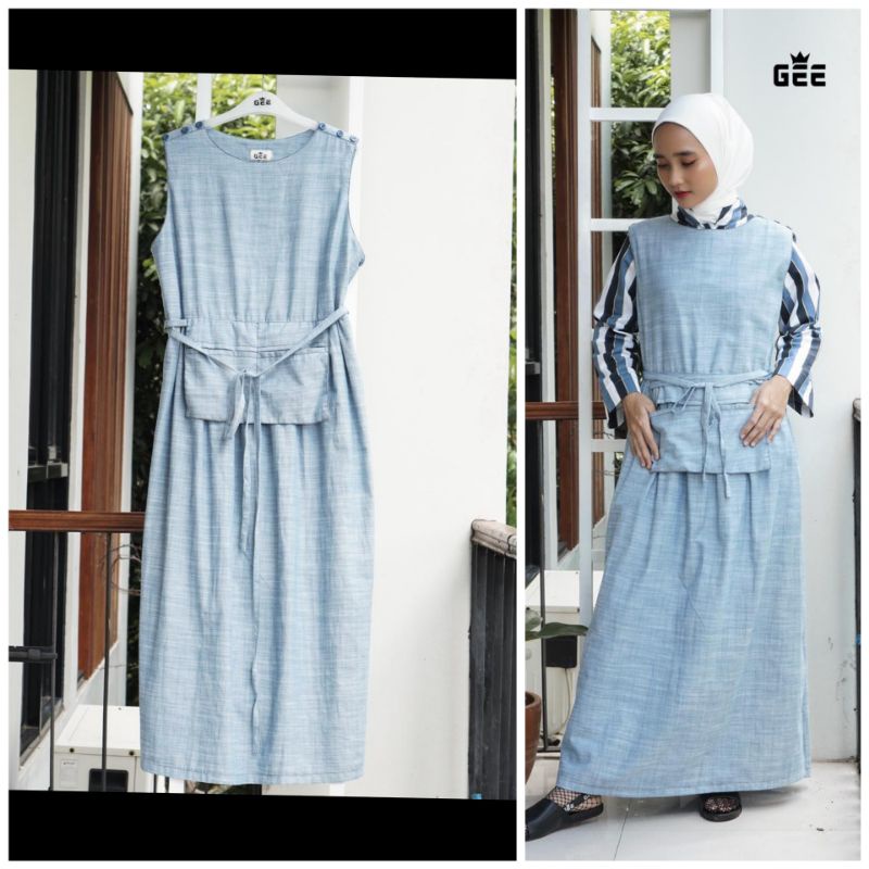 Inner Overall denim Anggi series Gee apparel