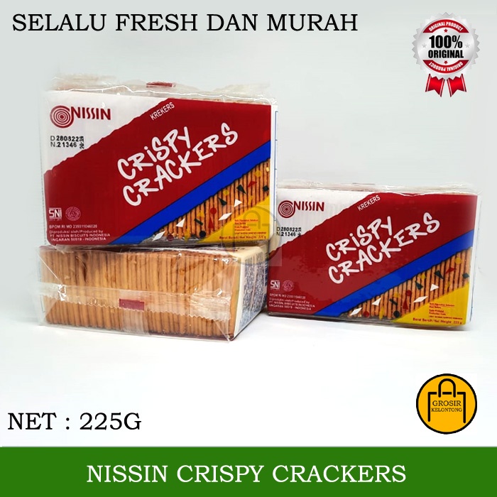 

NISSIN CRISPY CRACKERS KREKER BISKUIT KERING ASIN KRISPI