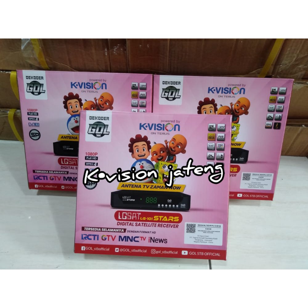 Jual Receiver GOL Kvision LG Star Free MNCGROUP Selamanya Shopee
