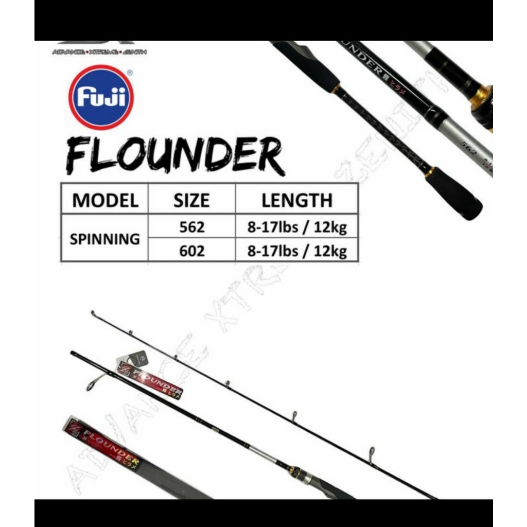 Joran AXZ Flounder Carbon Spinning 602 Cincin Full Fuji Concept Realseat Fuji