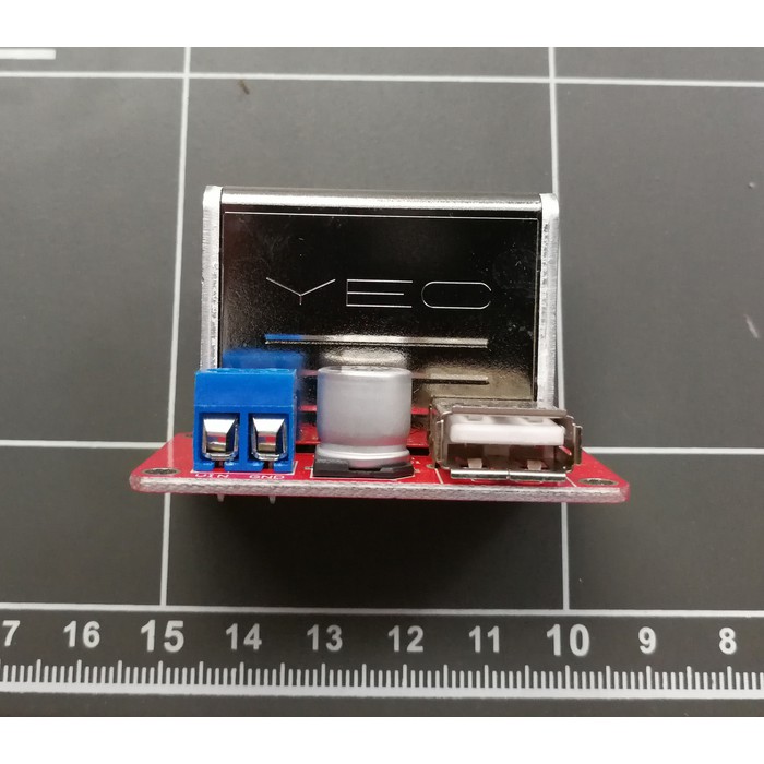 Modul Step down 12-36v to 5v Usb Port 2.5A Fast charging ic Japan