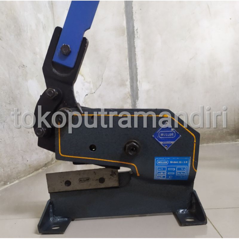 Alat potong plat besi 3S/3R MULLER / Gunting plat 3mm Muller Germany