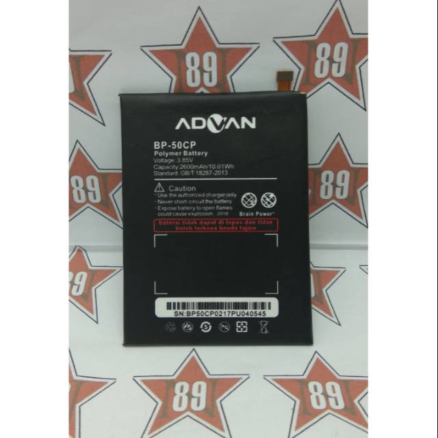 Battery batre Advan i5E - BP 50CP soket