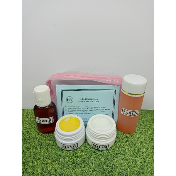 PAKET CREAM HN DOMPET ORIGINAL / HN kemasan Dompet 4in1