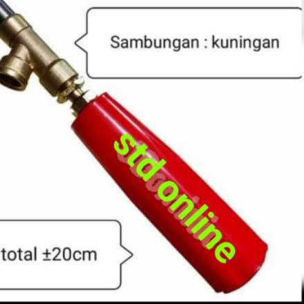Gun 20cm stik sprayer 20cm kuningan