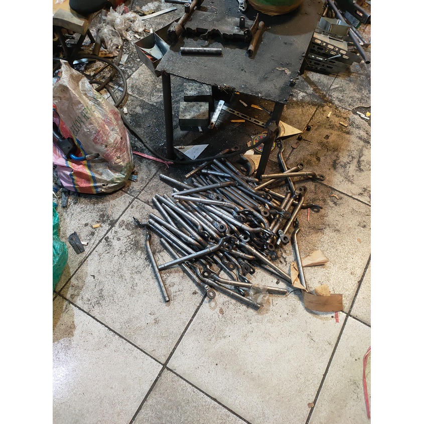 Begel Samping CB Full Besi Motif Baru 2Pcs 1Set Panjang