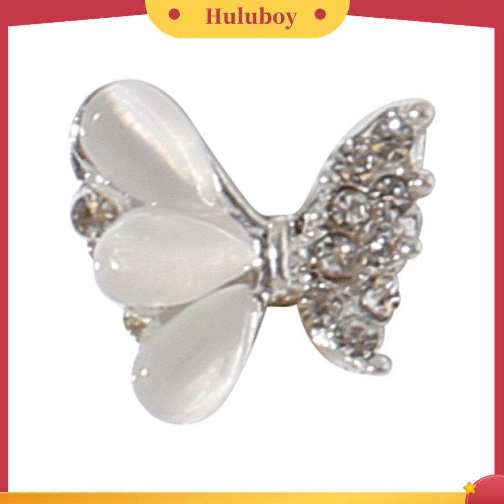 Huluboy Huluboy♡ 20pcs Ornamen Kupu-Kupu Bahan Alloy Tahan Pudar Untuk Dekorasi Manicure