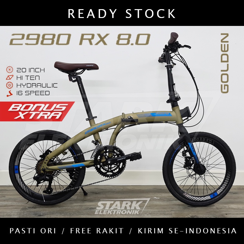 [EKA JAAYA SEPEDA] Pacific 2980 RX 8.0 20 inch Sepeda Lipat Folding Bike