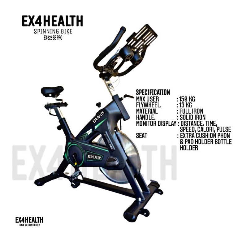 Spinning Bike Ex4health EX-828 SB PRO