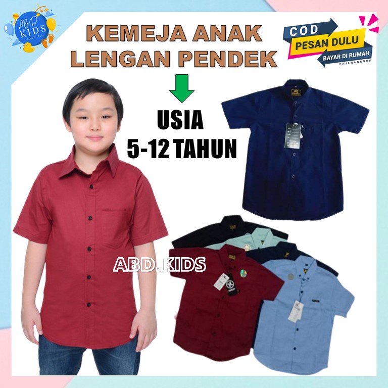BAJU KEMEJA ANAK LAKI LAKI UMUR 5- 12 TAHUN / KEMEJA ANAK LAKI LAKI IMPORT 5 6 7 8 9 10 11 12 TAHUN 
