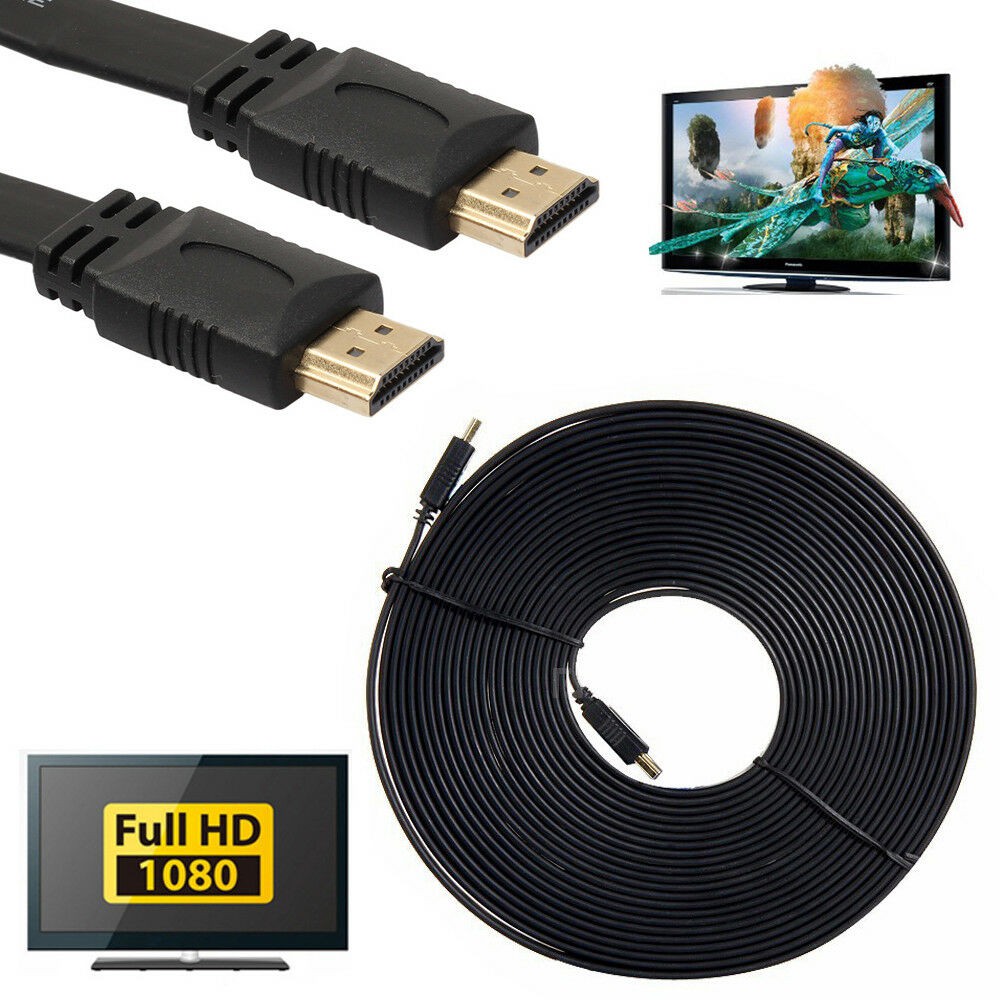 Kabel HDTV v1.4-10Meter Gepeng# CABLE HDmi v1.4-10M FLAT