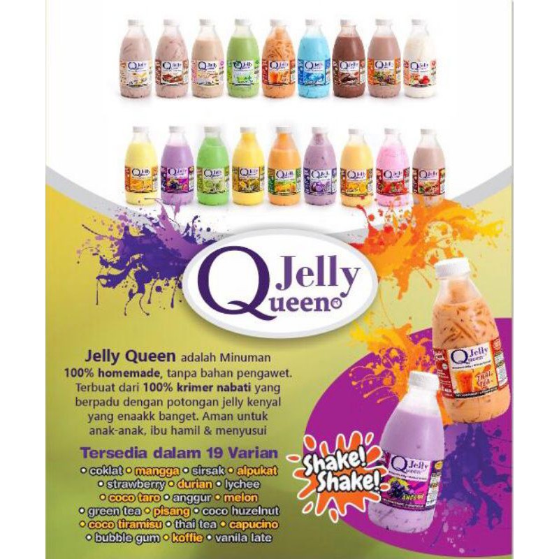 

Jelly Queen Minuman Jelly dengan Krimer nabati No 1 di Indonesia