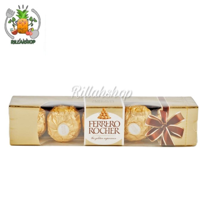 

Ferrero Rocher Hazelnut Chocolate isi 5 Pcs