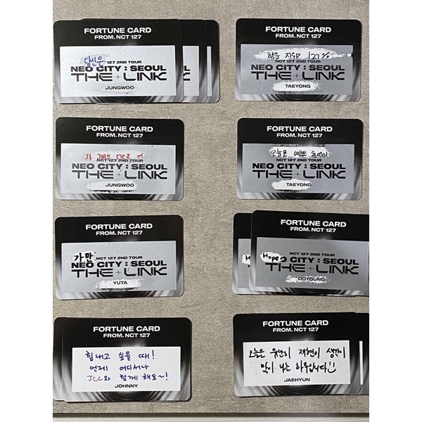 fortune scratch card nct 127 johnny jaehyun jungwoo taeyong doyoung yuta