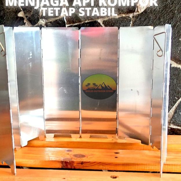 Penahan Angin / Windshield kompor outdoor / Penghalang angin kompor ⅎ
