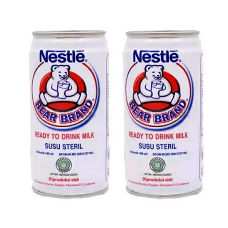 

BEAR BRAND Susu Steril 189ml (Satuan)